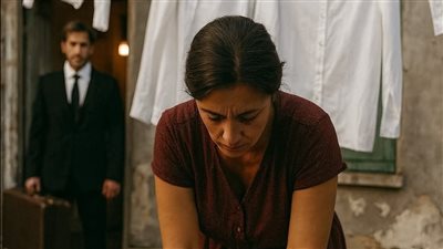 قصه عندما يعود الزوج