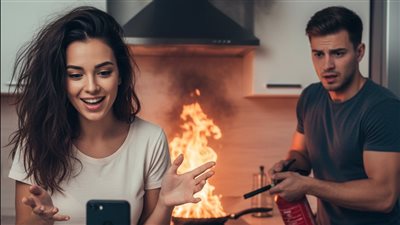 سكريبت حب من اول حرقة مطبخ بقلم منة حسن
